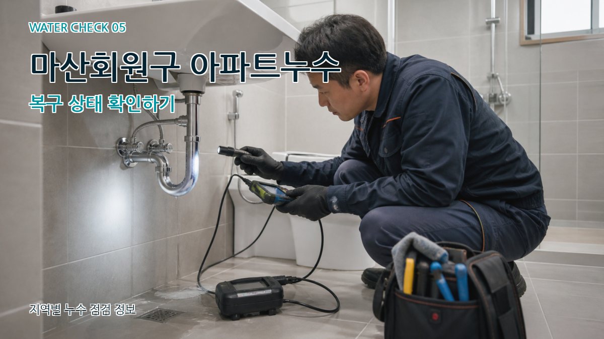 마산회원구 누수공사 누수탐지 이미지