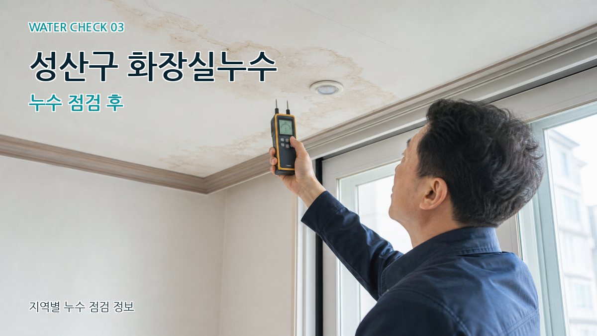 성산구 천장누수 누수탐지 이미지