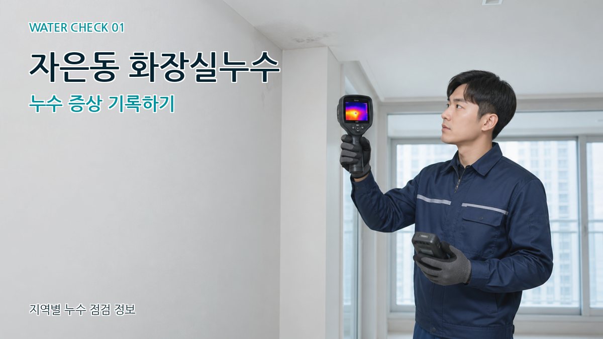 자은동 아파트누수 누수탐지 이미지