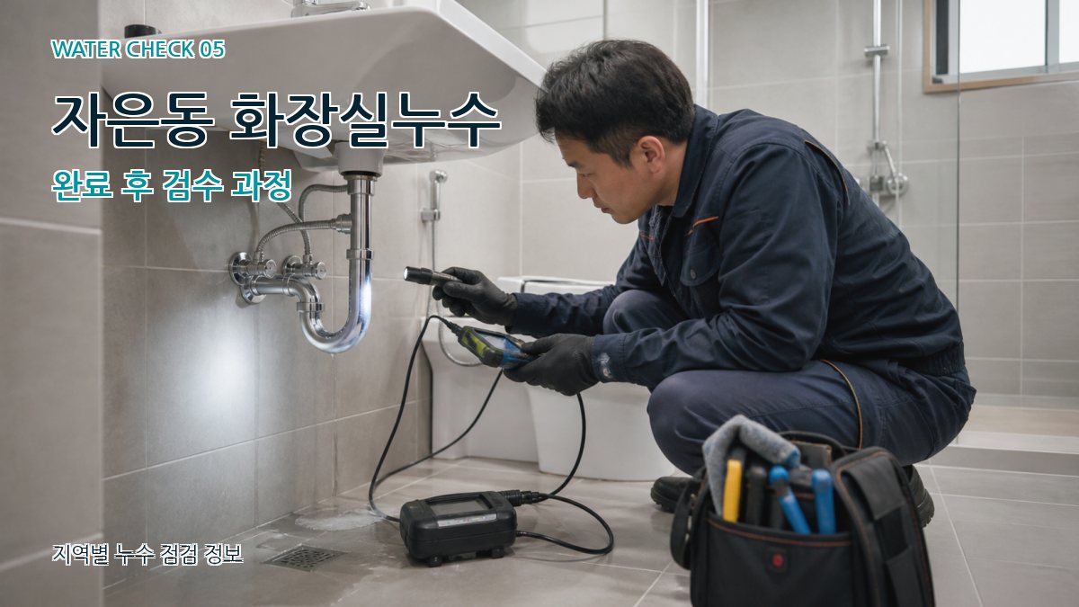 자은동 누수공사 누수탐지 이미지