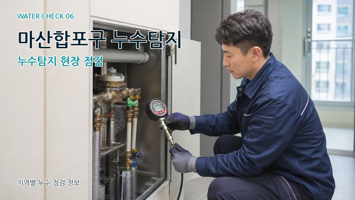 마산합포구 누수탐지 누수탐지 현장 점검