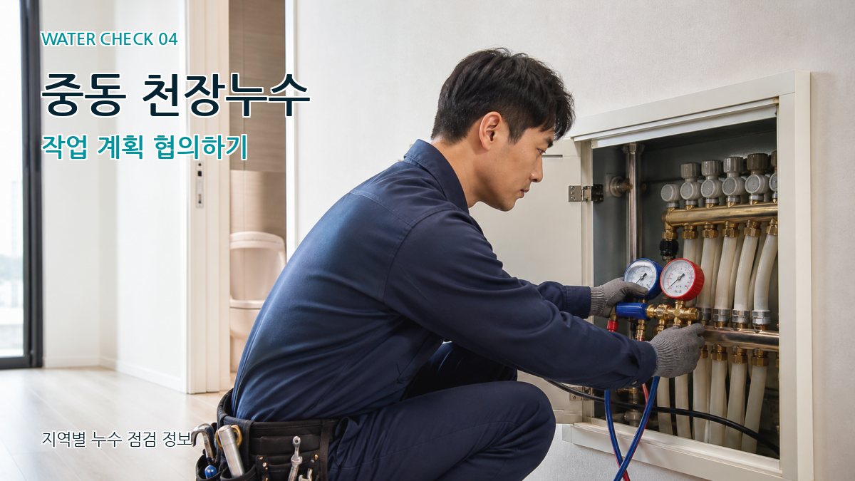 중동 누수탐지 누수탐지 이미지