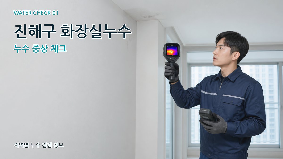 진해구 아파트누수 누수탐지 이미지