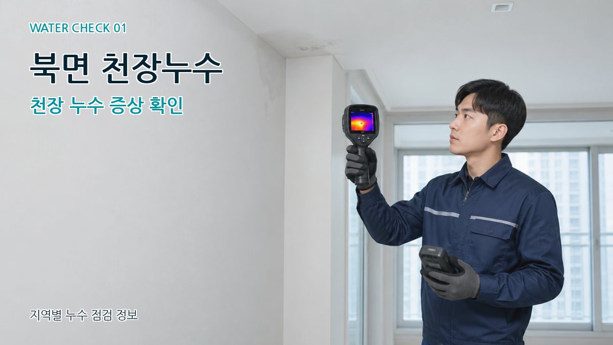 북면 아파트누수 누수탐지 이미지