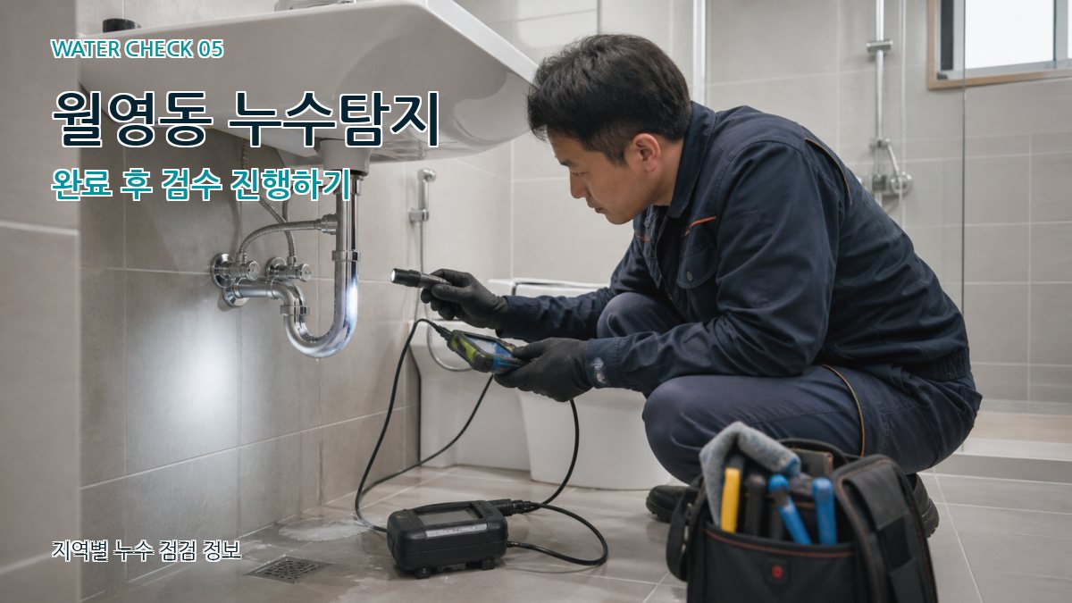 월영동 누수공사 누수탐지 이미지
