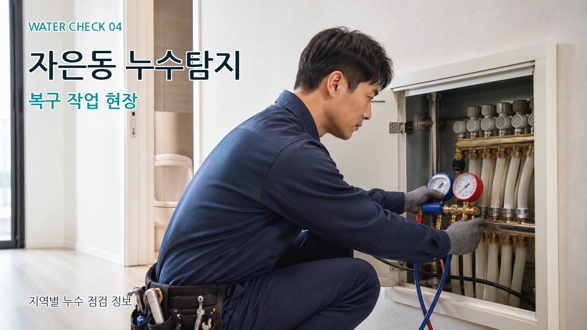 자은동 누수탐지 누수탐지 이미지