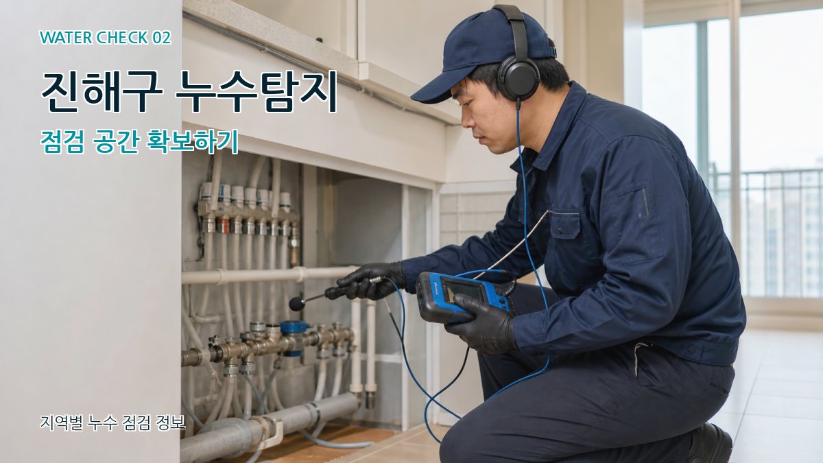 진해구 화장실누수 누수탐지 이미지