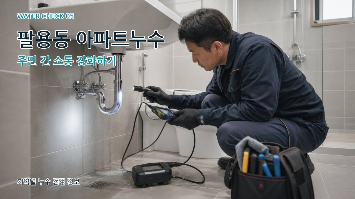 팔용동 누수공사 누수탐지 이미지