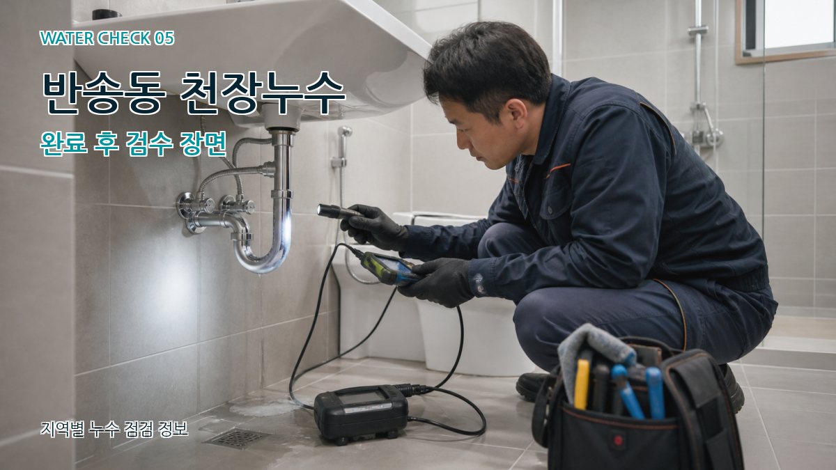 반송동 누수공사 누수탐지 이미지