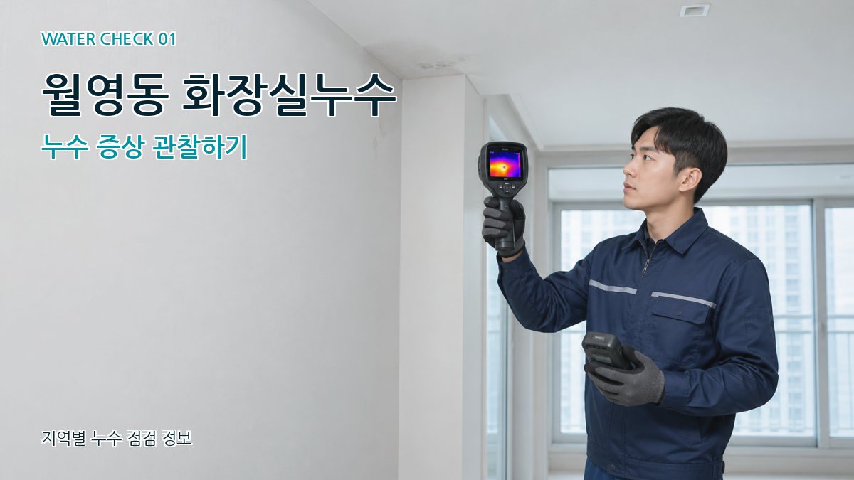 월영동 아파트누수 누수탐지 이미지