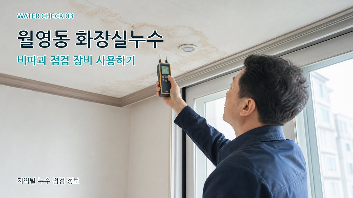 월영동 천장누수 누수탐지 이미지