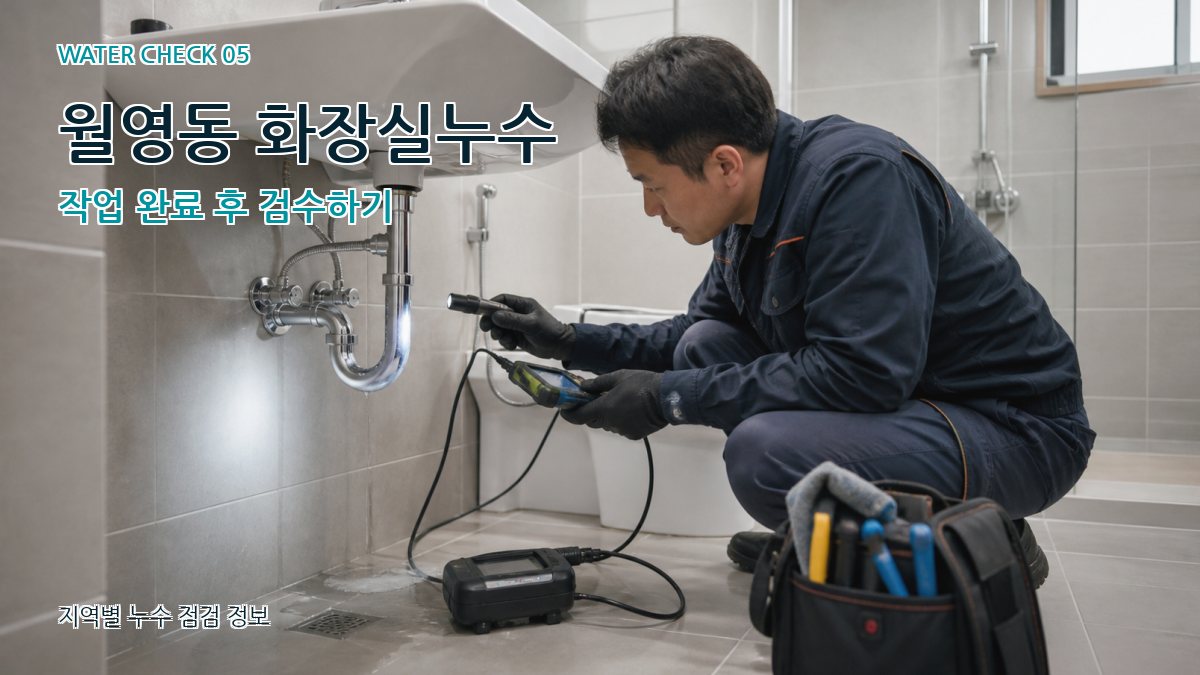 월영동 누수공사 누수탐지 이미지