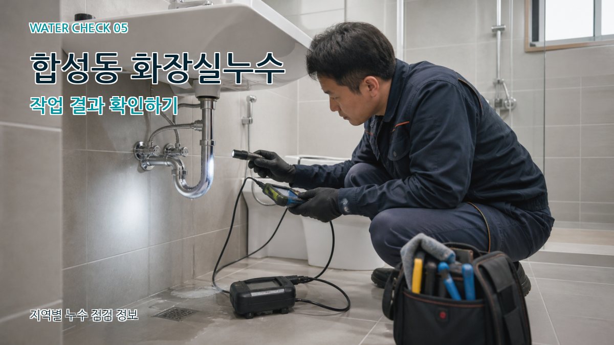 합성동 누수공사 누수탐지 이미지