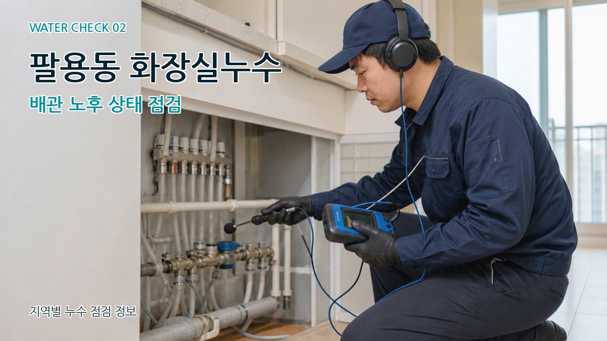 팔용동 화장실누수 누수탐지 이미지