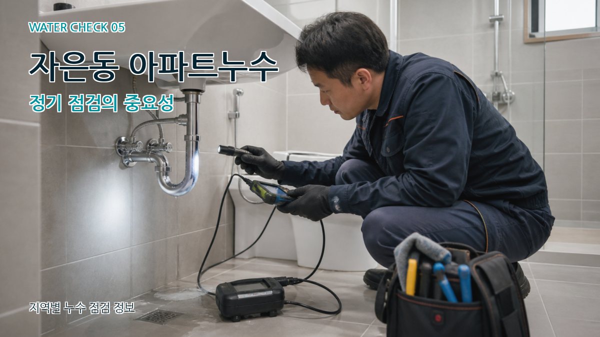자은동 누수공사 누수탐지 이미지