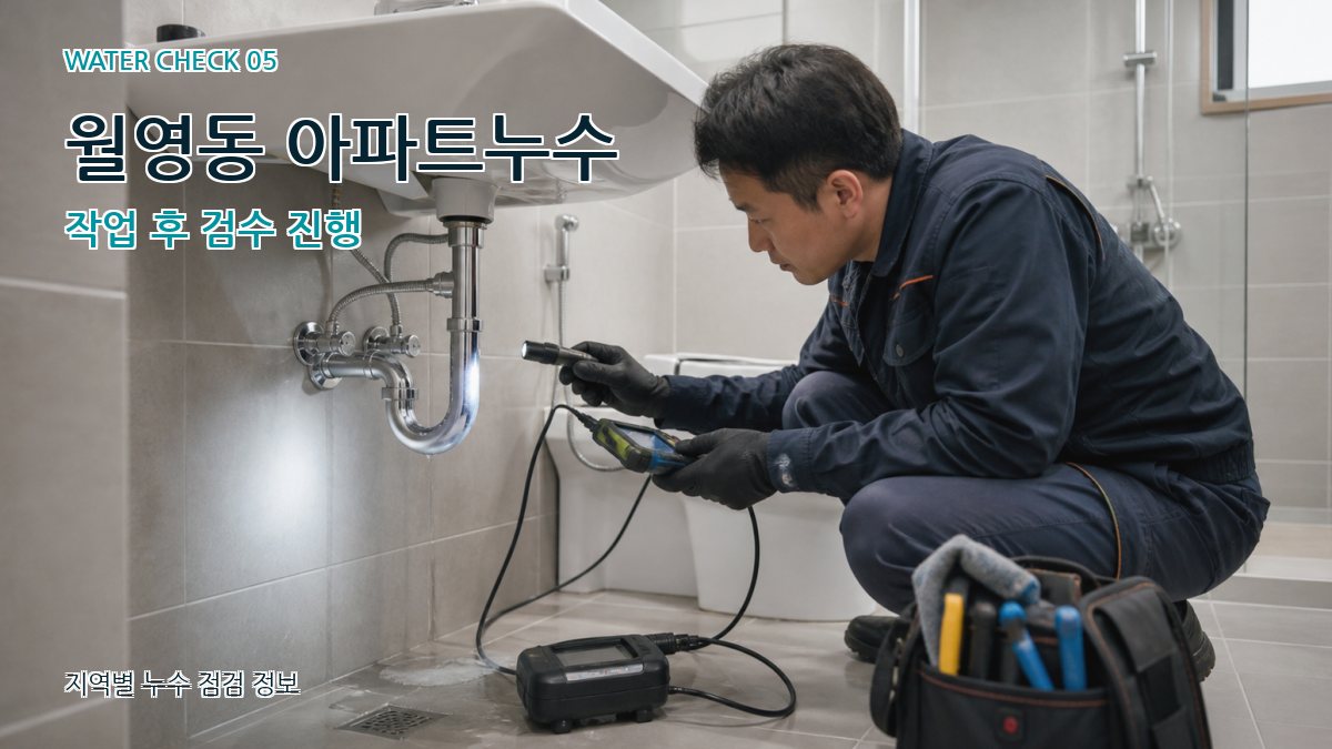 월영동 누수공사 누수탐지 이미지