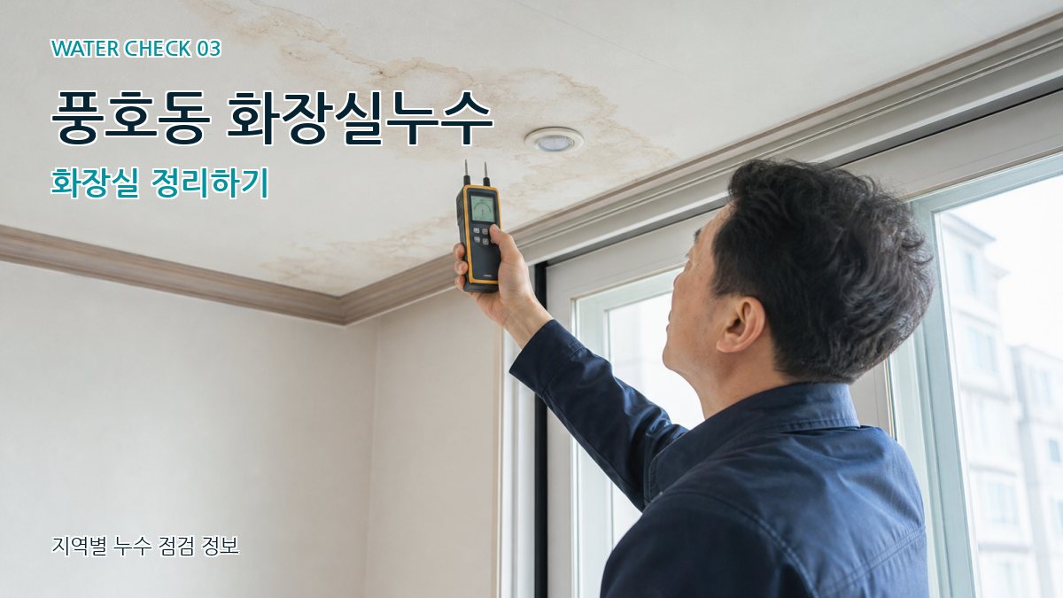 풍호동 천장누수 누수탐지 이미지