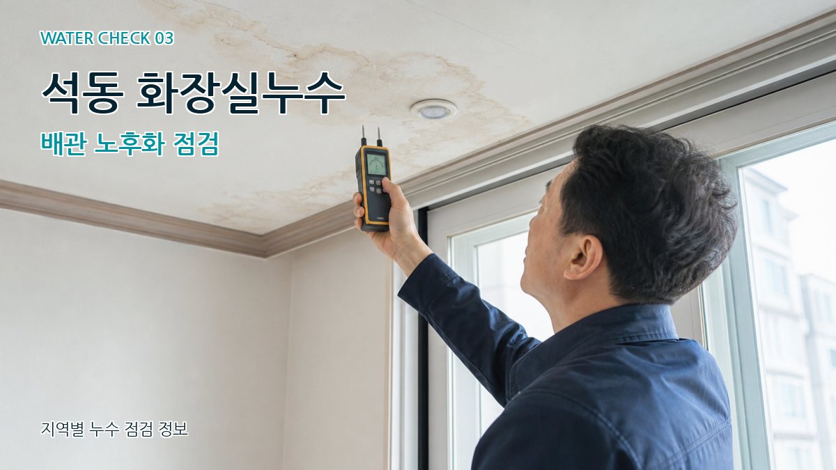 석동 천장누수 누수탐지 이미지