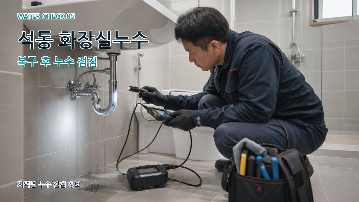 석동 누수공사 누수탐지 이미지