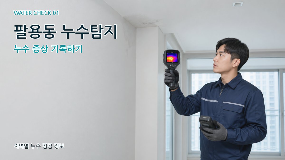 팔용동 아파트누수 누수탐지 이미지