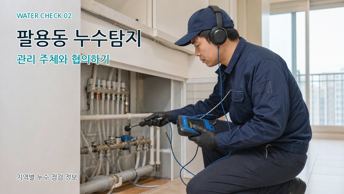 팔용동 화장실누수 누수탐지 이미지