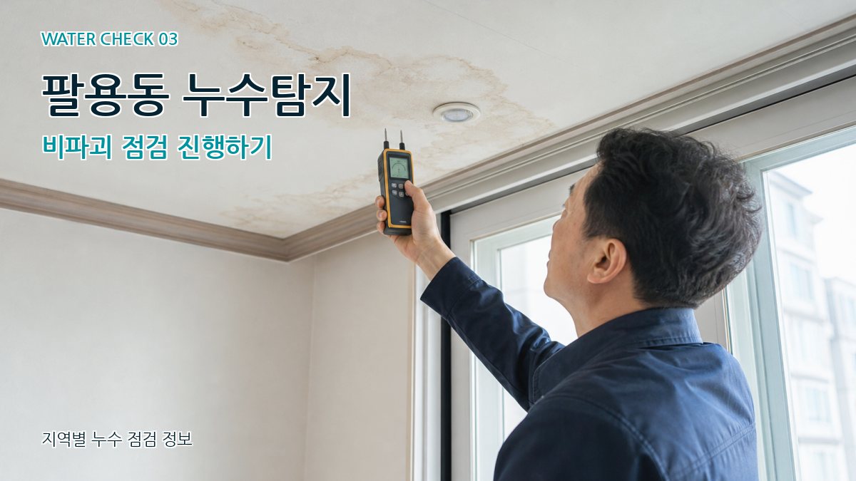 팔용동 천장누수 누수탐지 이미지