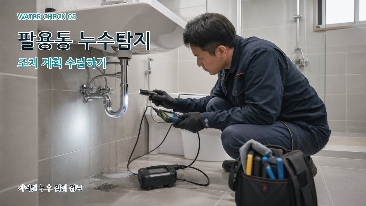 팔용동 누수공사 누수탐지 이미지
