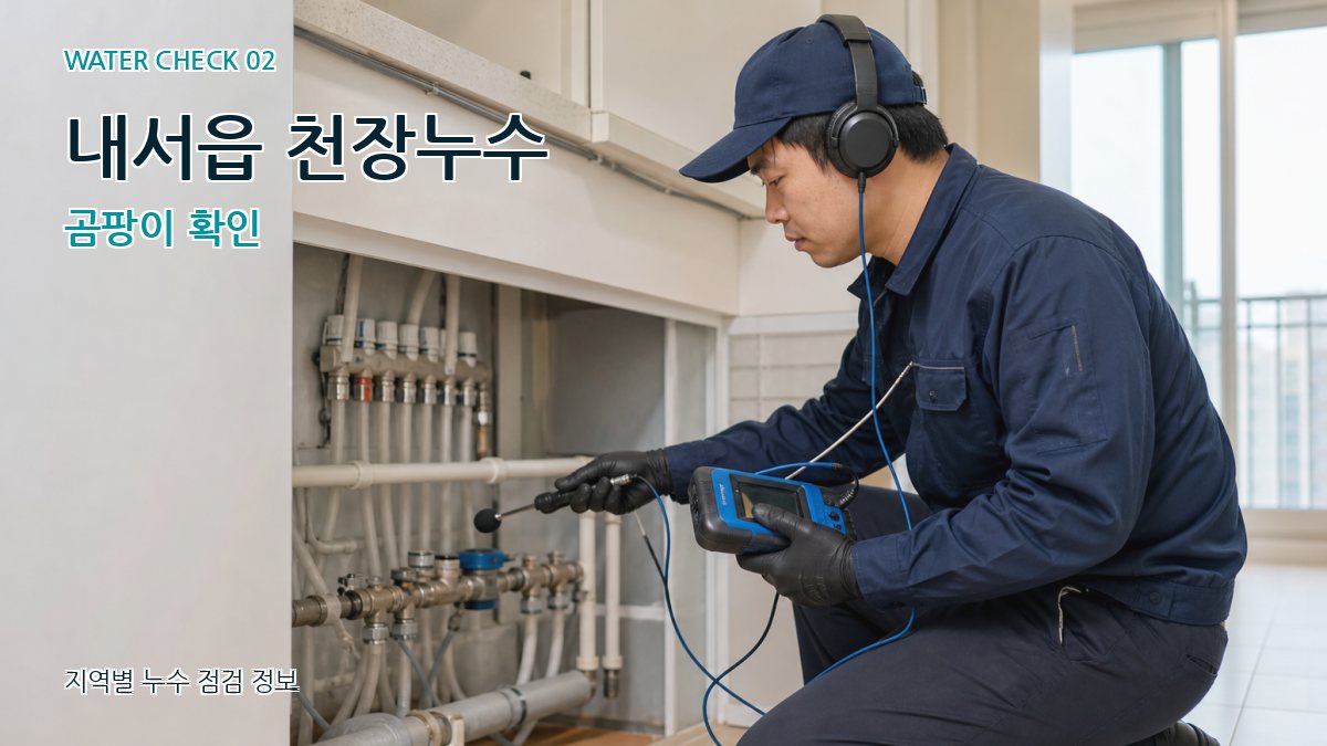 내서읍 화장실누수 누수탐지 이미지
