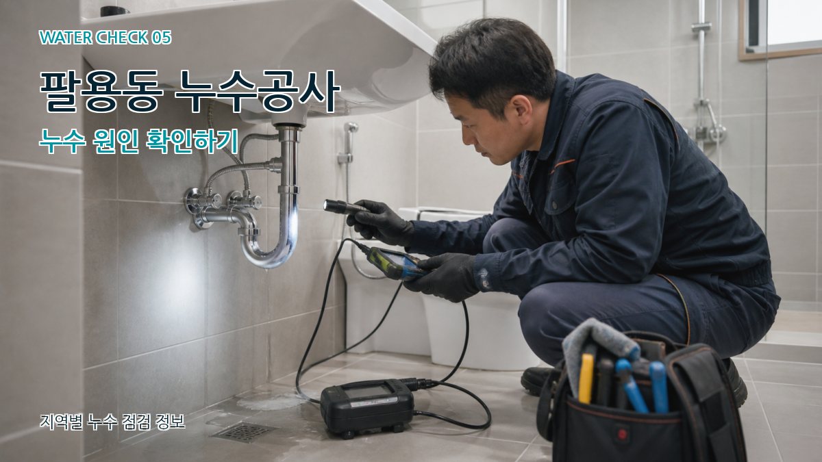 팔용동 누수공사 누수탐지 이미지