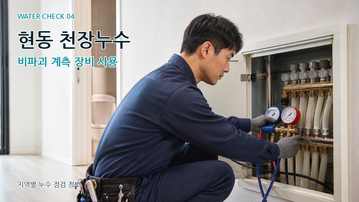 현동 누수탐지 누수탐지 이미지