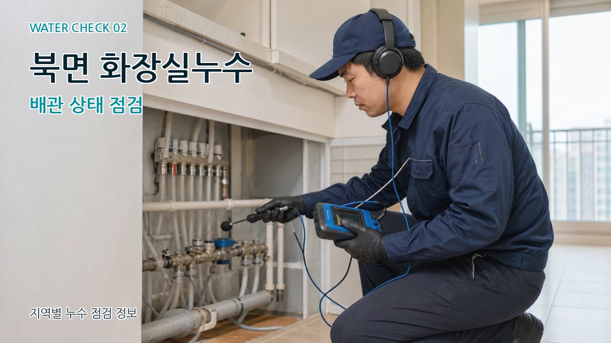 북면 화장실누수 누수탐지 이미지