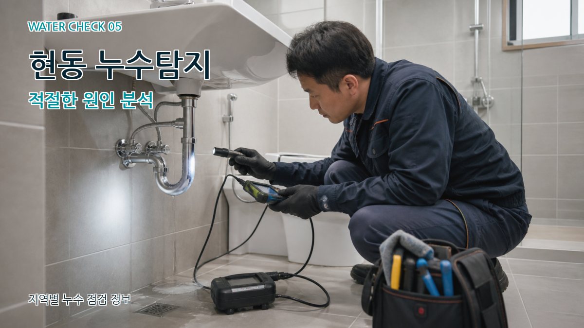 현동 누수공사 누수탐지 이미지