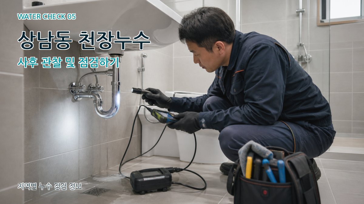 상남동 누수공사 누수탐지 이미지