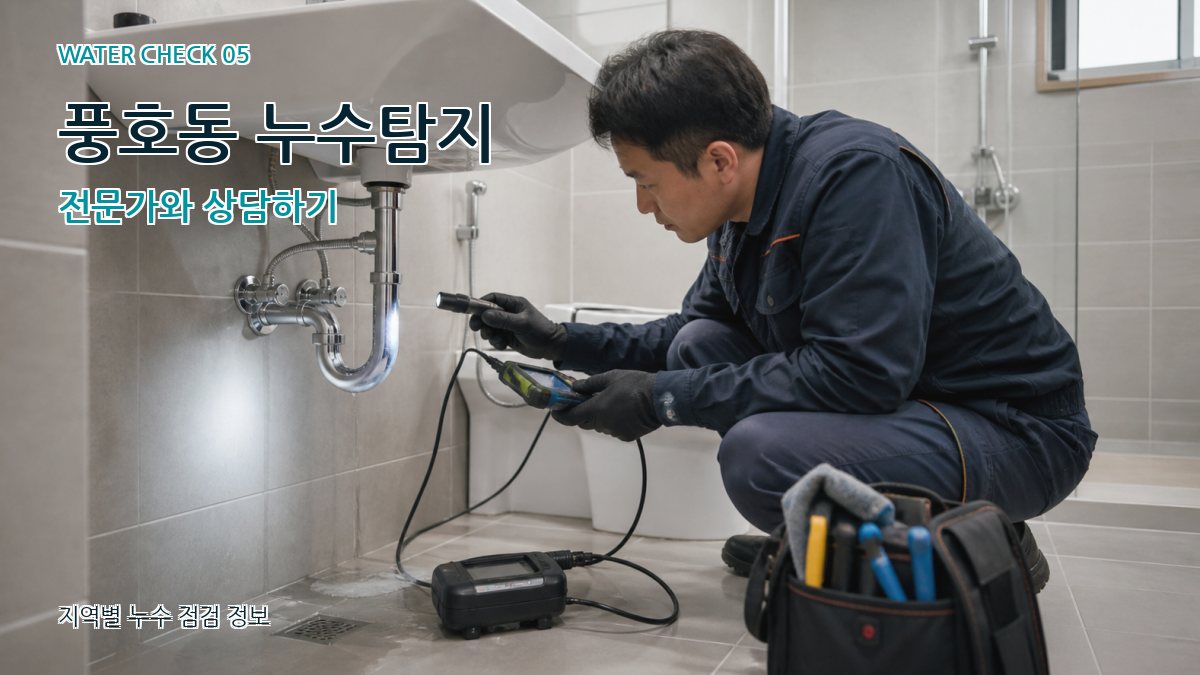풍호동 누수탐지 전문가와 상담하기