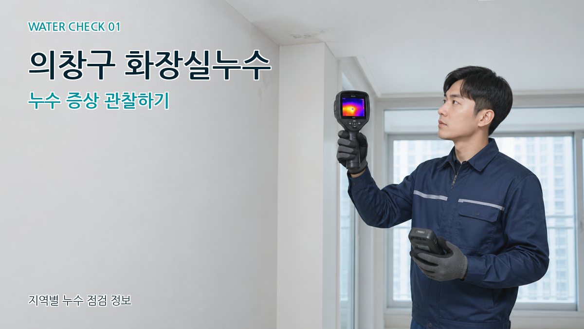 의창구 아파트누수 누수탐지 이미지