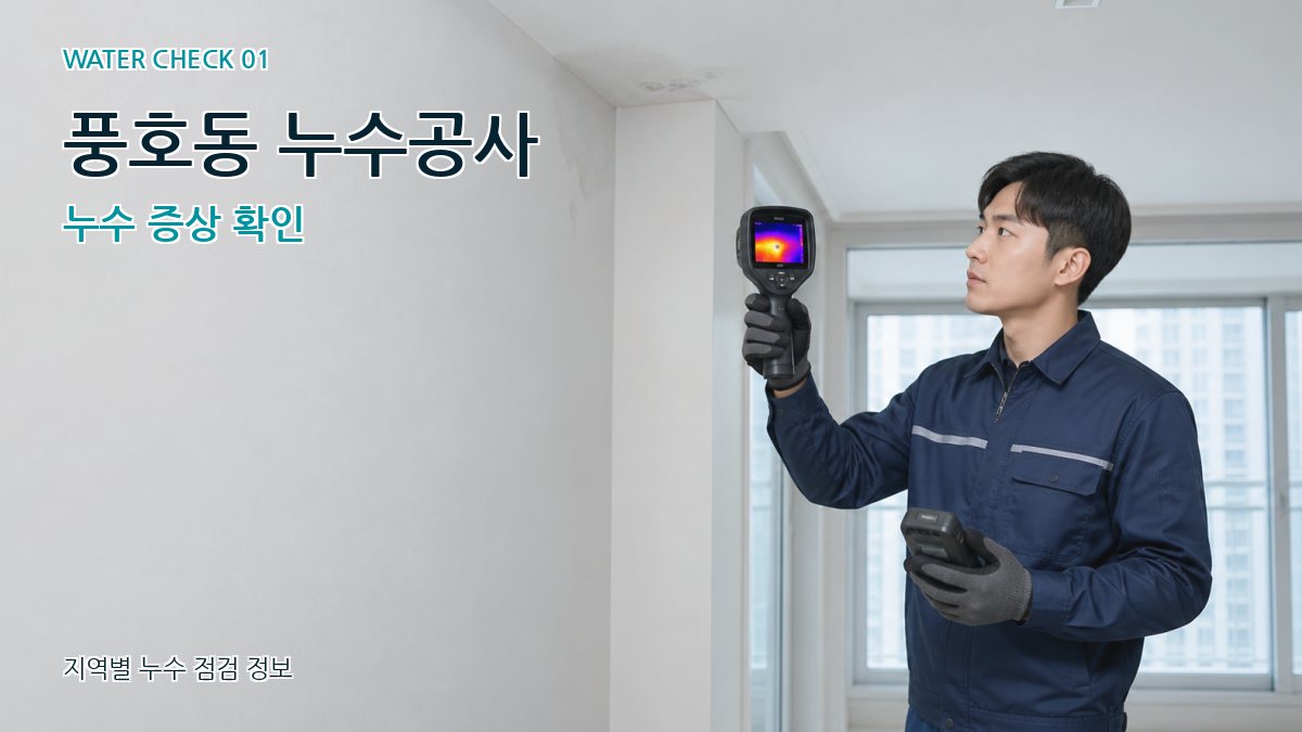 풍호동 아파트누수 누수탐지 이미지