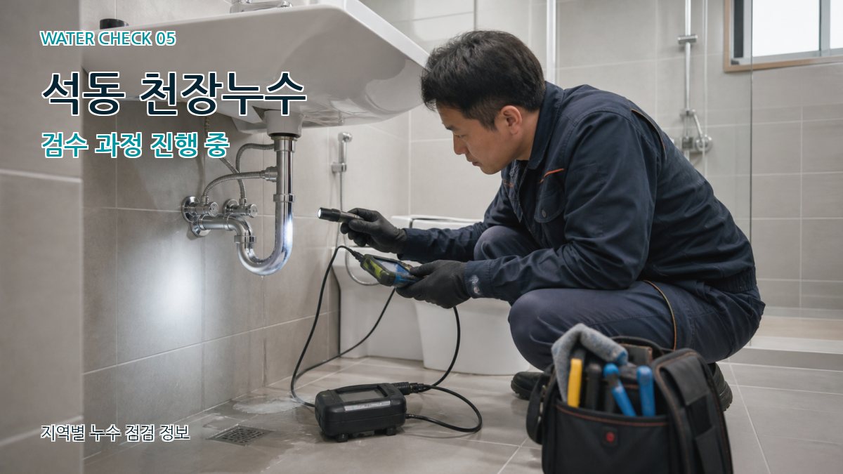 석동 누수공사 누수탐지 이미지