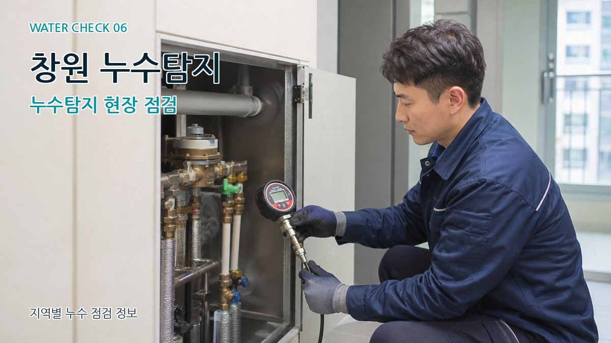 창원 누수탐지 누수탐지 현장 점검