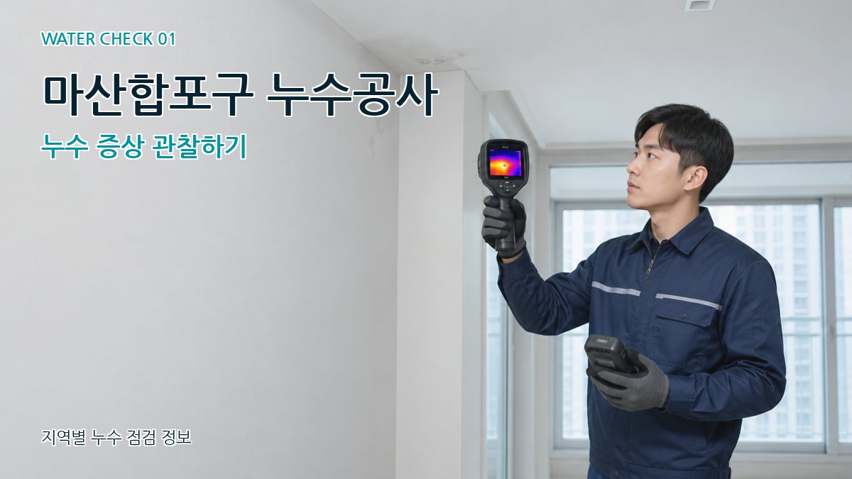 마산합포구 아파트누수 누수탐지 이미지