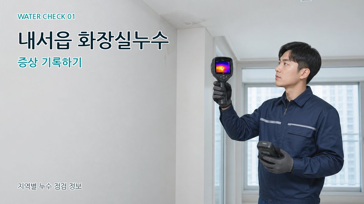 내서읍 아파트누수 누수탐지 이미지
