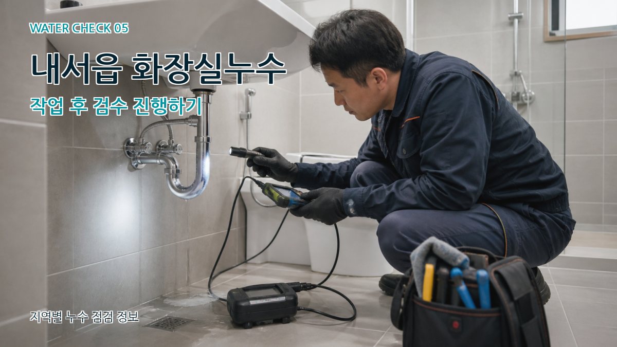 내서읍 누수공사 누수탐지 이미지