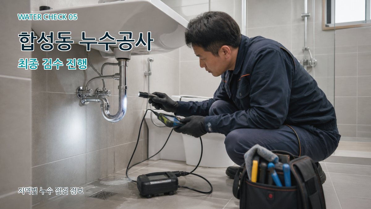 합성동 누수공사 누수탐지 이미지
