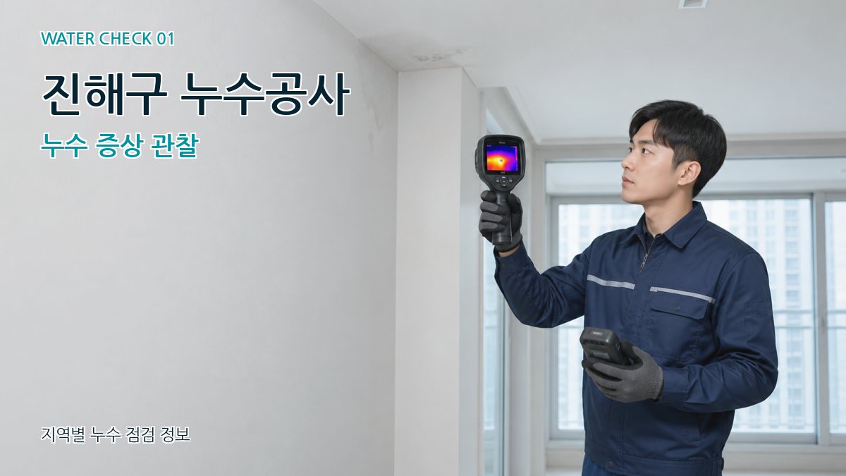진해구 아파트누수 누수탐지 이미지
