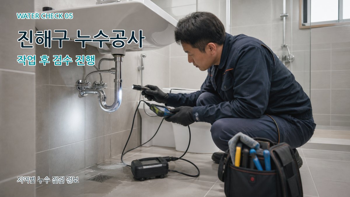 진해구 누수공사 누수탐지 이미지