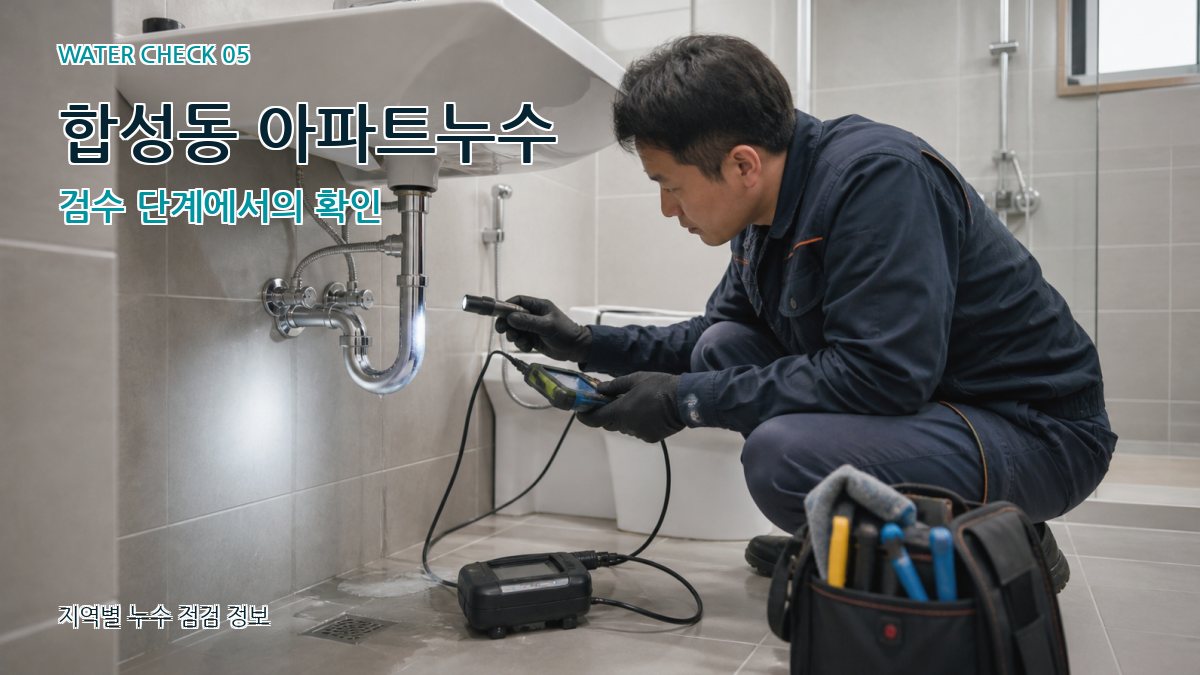 합성동 누수공사 누수탐지 이미지