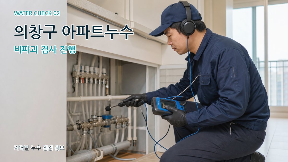 의창구 화장실누수 누수탐지 이미지