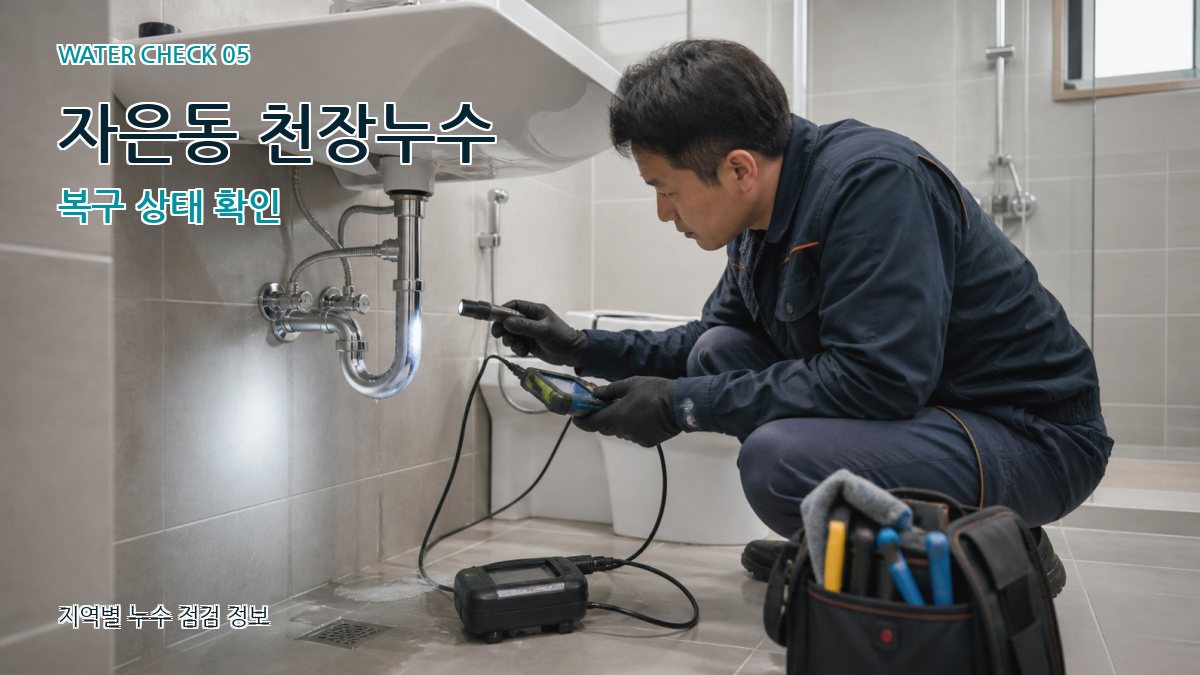 자은동 누수공사 누수탐지 이미지
