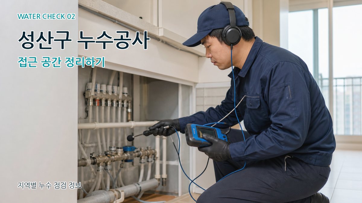 성산구 화장실누수 누수탐지 이미지