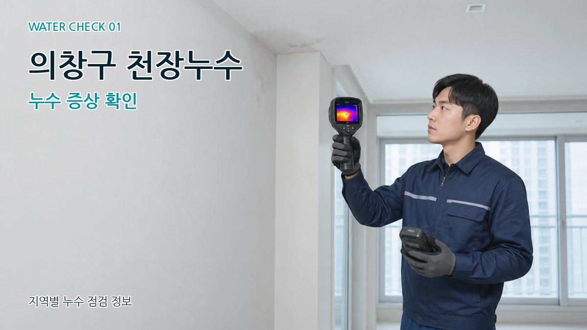 의창구 아파트누수 누수탐지 이미지