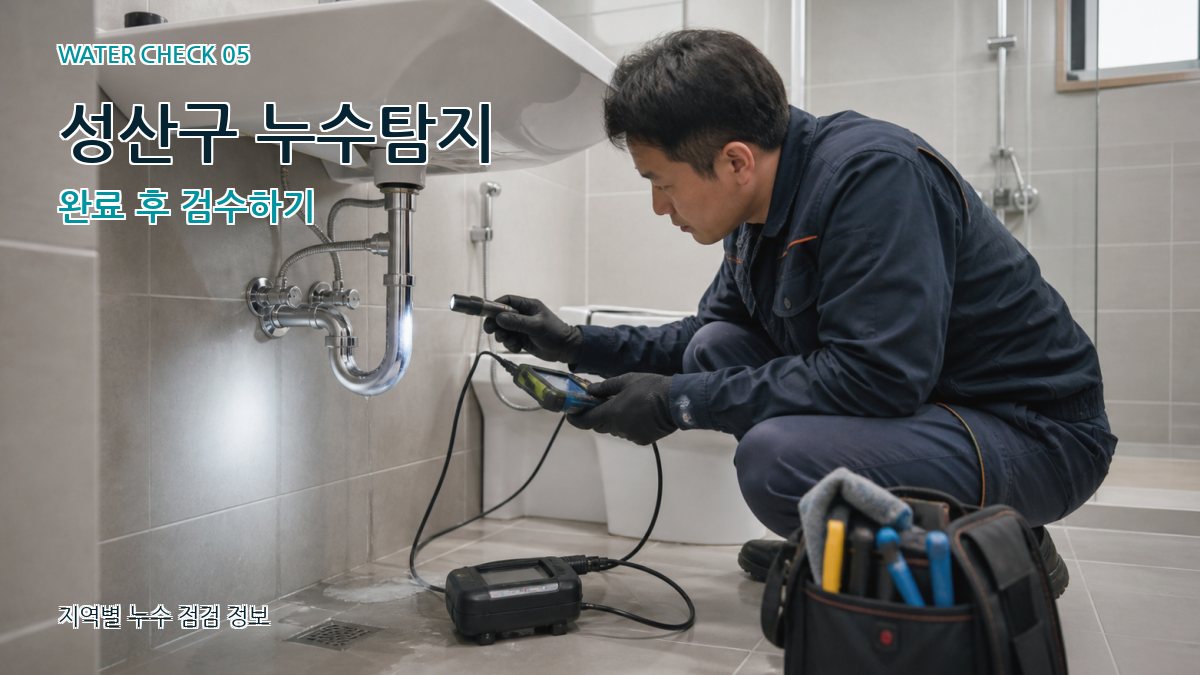 성산구 누수공사 누수탐지 이미지